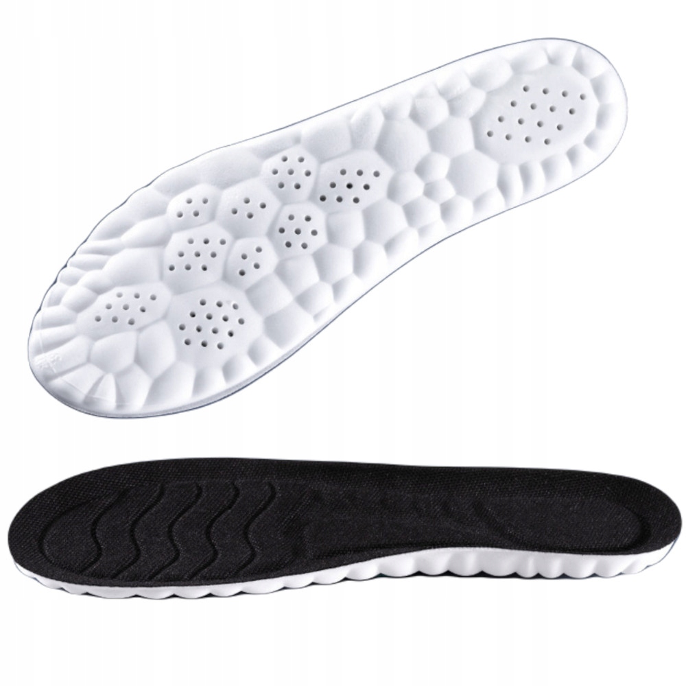 WKŁADKI DO BUTÓW SPORTOWYCH LEKKIE PIANKOWE AMORTYZUJĄCE PRZECIWPOTNE 43-44 Stan opakowania oryginalne