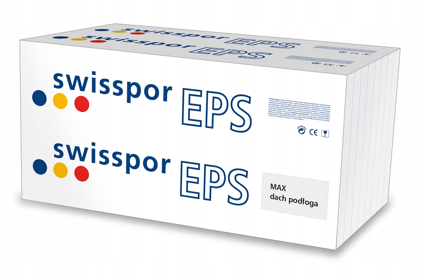STYROPIAN SWISSPOR DACH PODŁOGA MAX 038 EPS 80 STROPY DACHY 10cm 3m2
