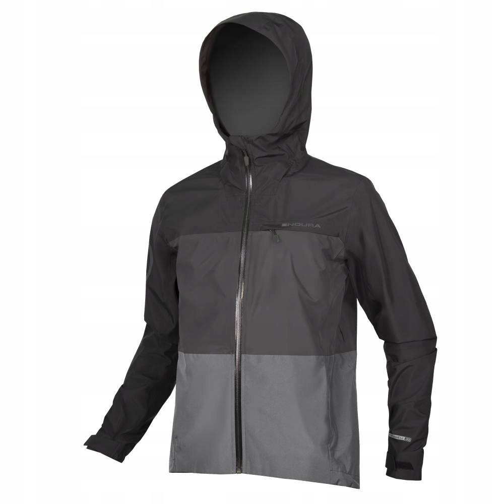 Kurtka rowerowa Endura Singletrack Waterproof II czarno-szara rozmiar XL