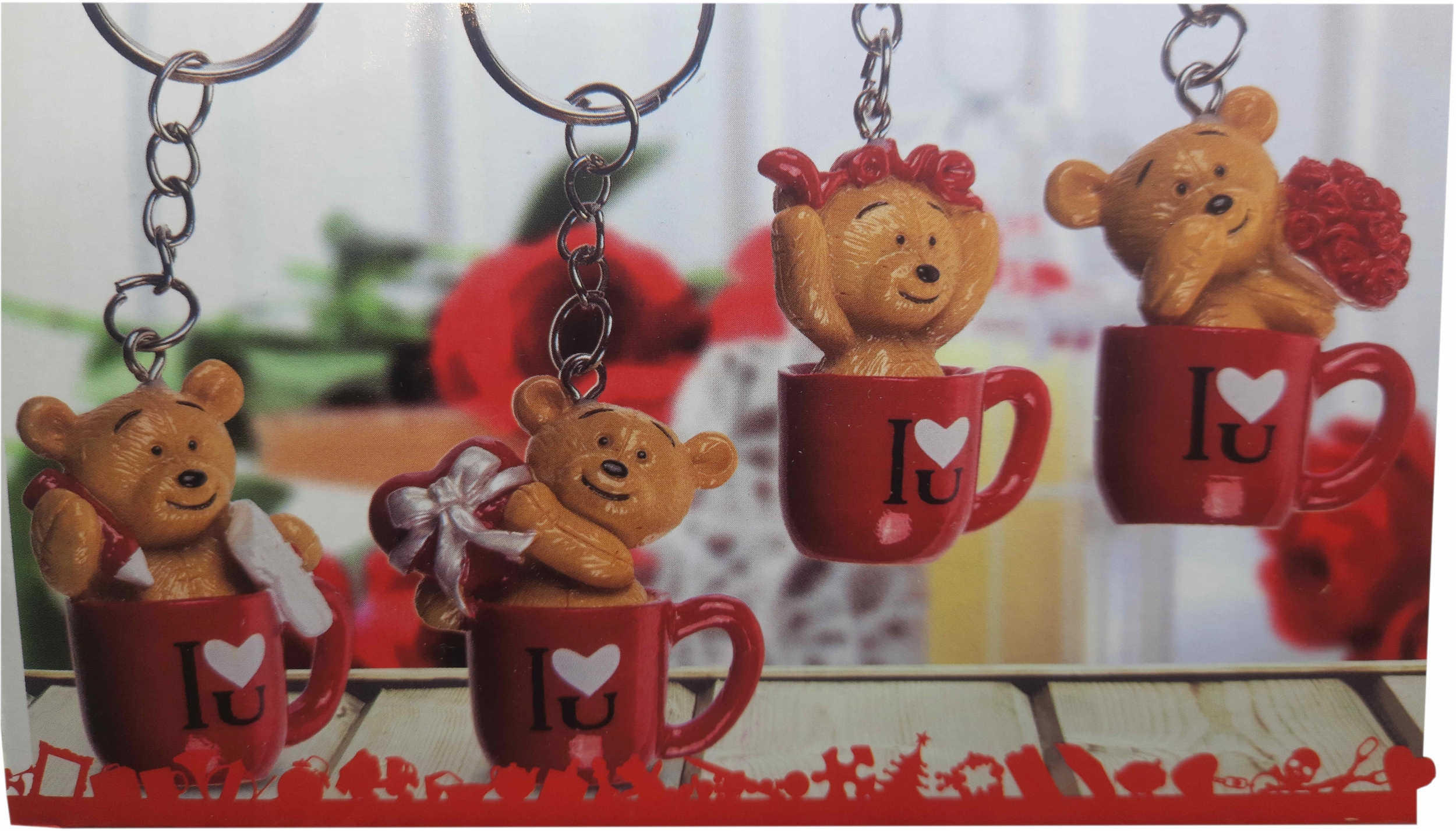 

Brelok Miś I love You breloczek walentynki miłość