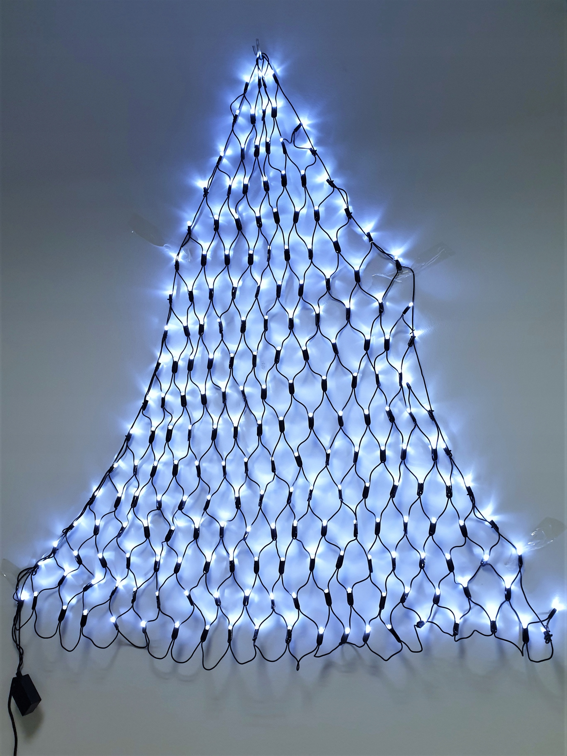 PROFESJONALNE LAMPKI CHOINKOWE 204 LED ZEWNĘTRZNE NA CHOINKĘ CHOINKA BIAŁE Zasilanie sieciowe