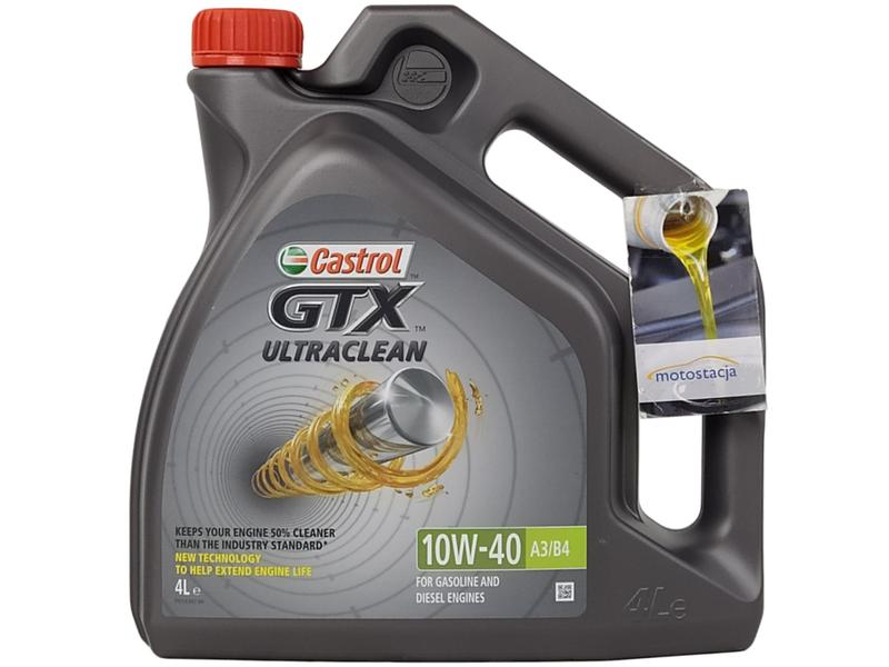 

Castrol Gtx Ultraclean 10W40 A3/B3 A3/B4 4L