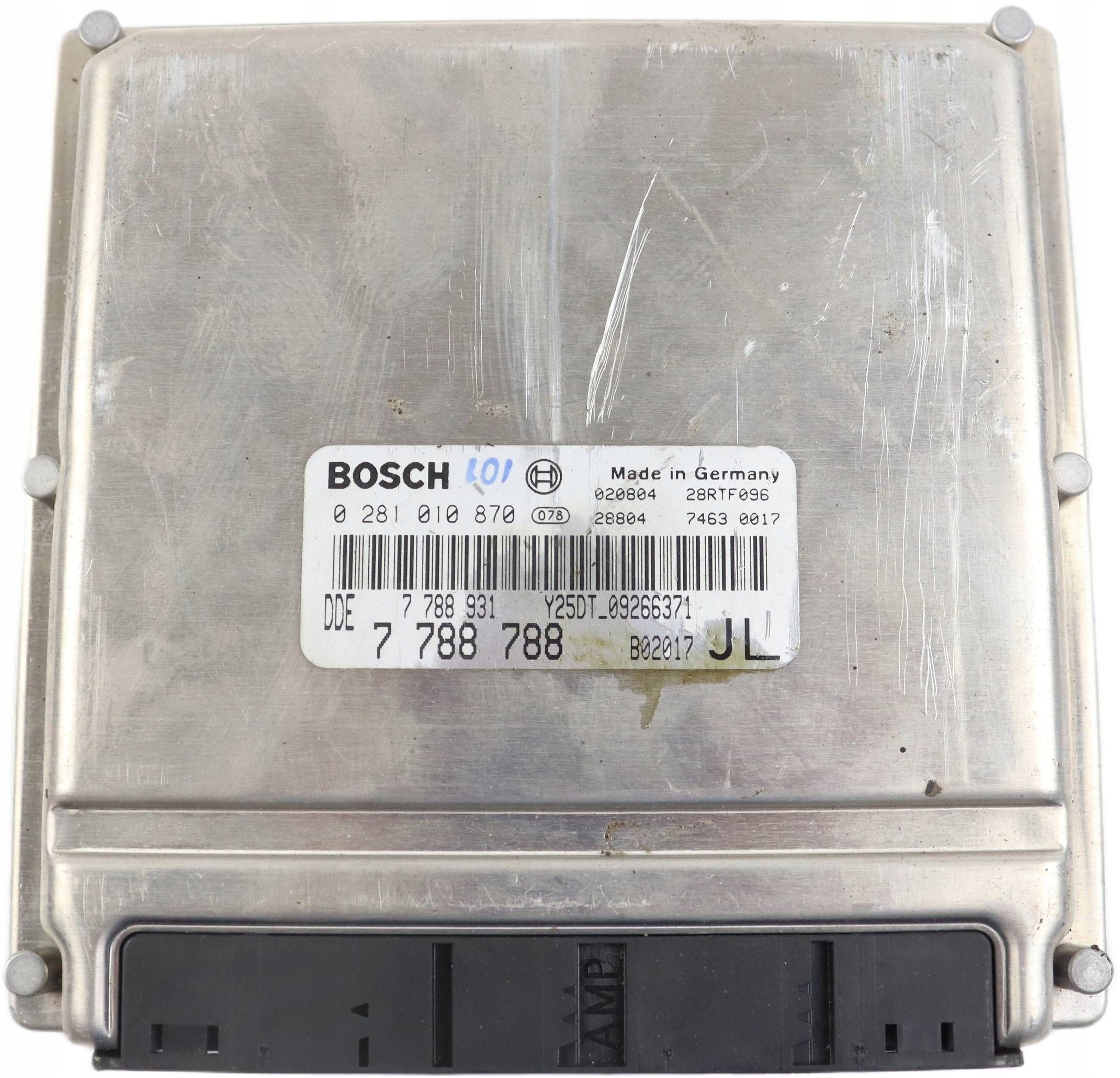 OPEL OMEGA B computer control unit of the engine 2.5 TDI 7788788 0281010870