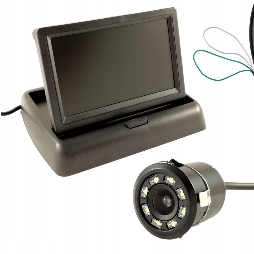 Складной монитор заднего вида камера бампер без линии