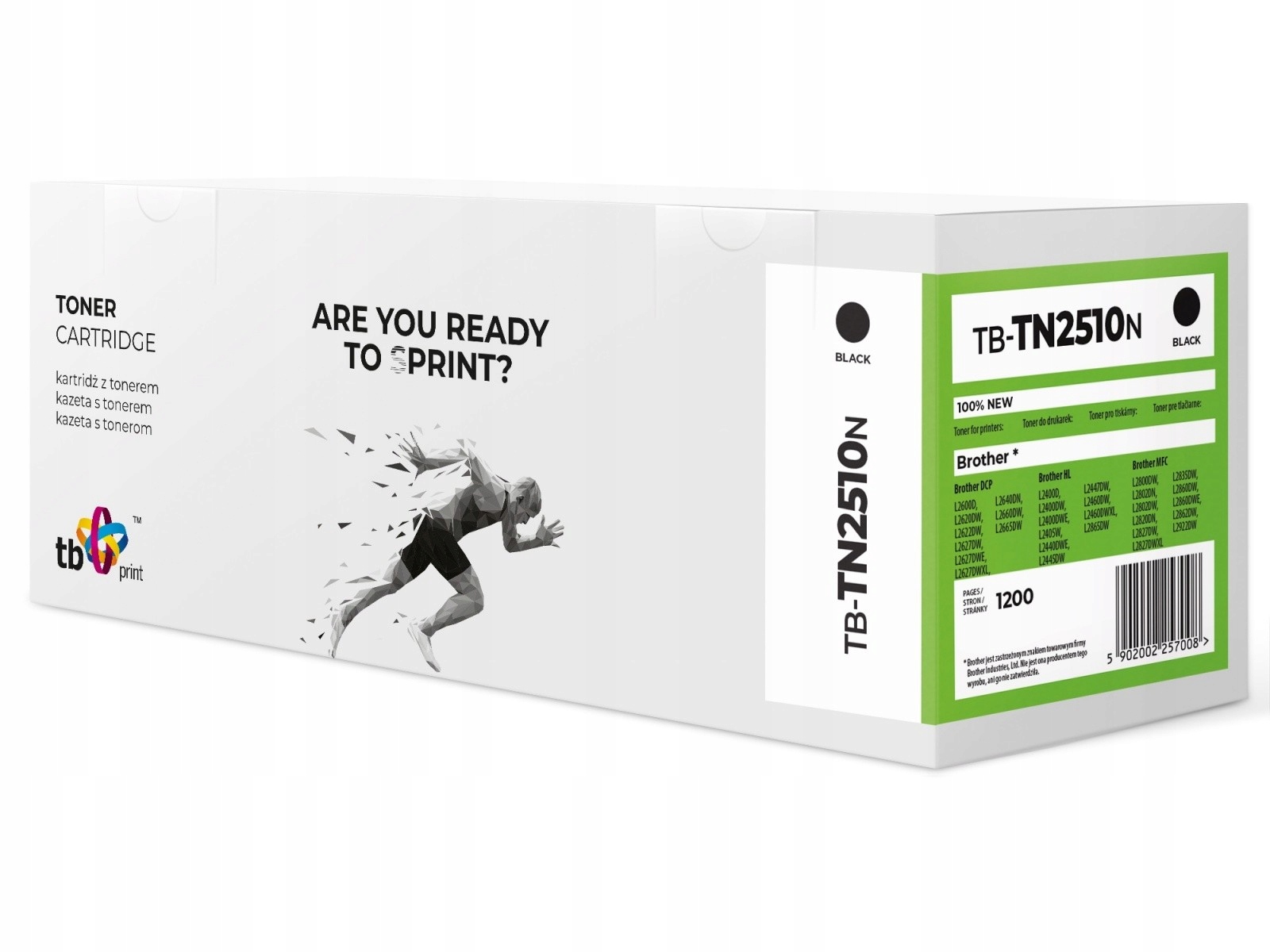 Toner Tb Print pro Brother TN2510 TB-TN2510N Bk