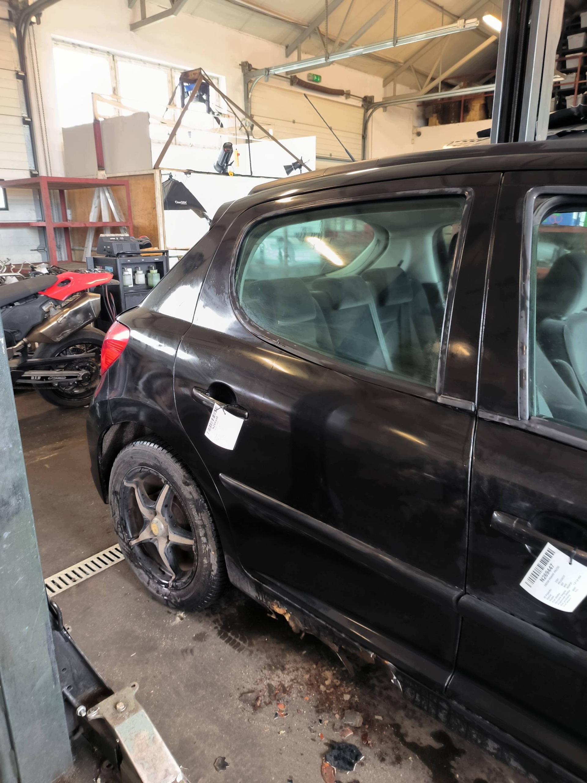 Tür rechts heck EXL PEUGEOT 207