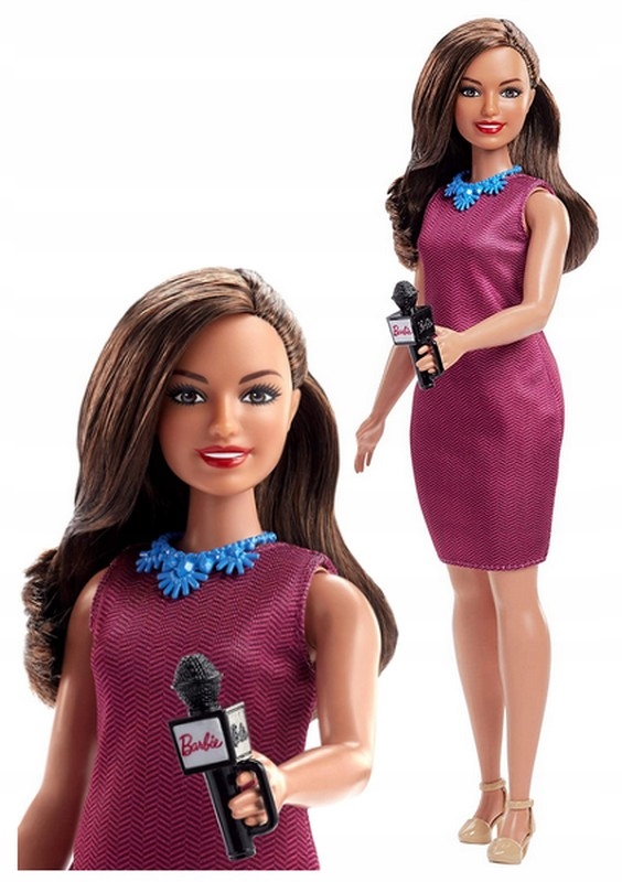

Lalka Barbie Reporterka 60 urodziny kariera GFX27