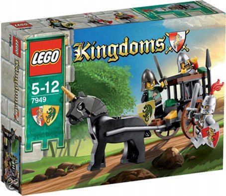Lego Kingdoms 7949 Záchrana z vězeňského kočáru – nová sada kostek