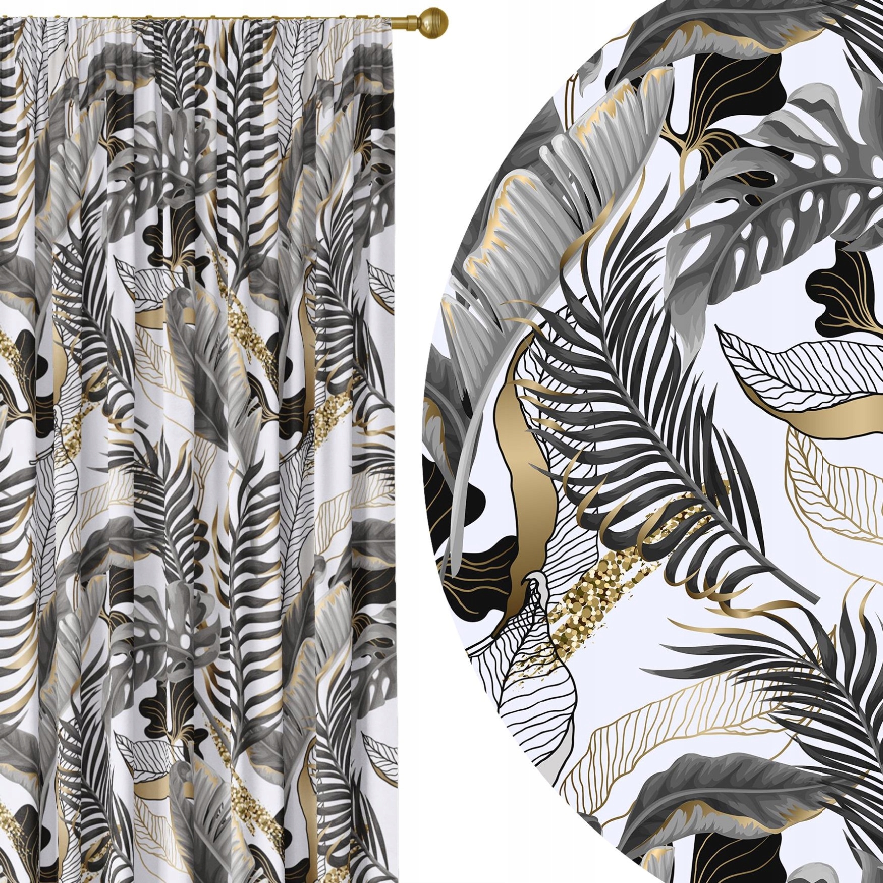 

Gotowe Zasłony Na Żabki 140x250 Zasłona Na Taśmie