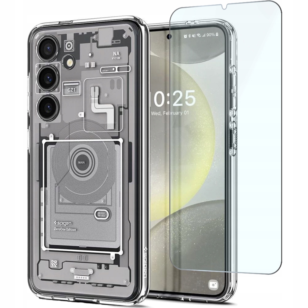 Etui Spigen do Galaxy S24, mocne, ochronne, stylowe, case szkło hartowane
