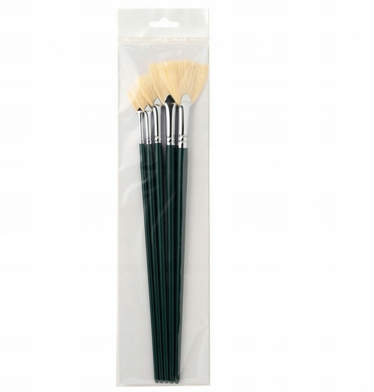 Кисти для веерных щетинок Ренессанс 5 шт.