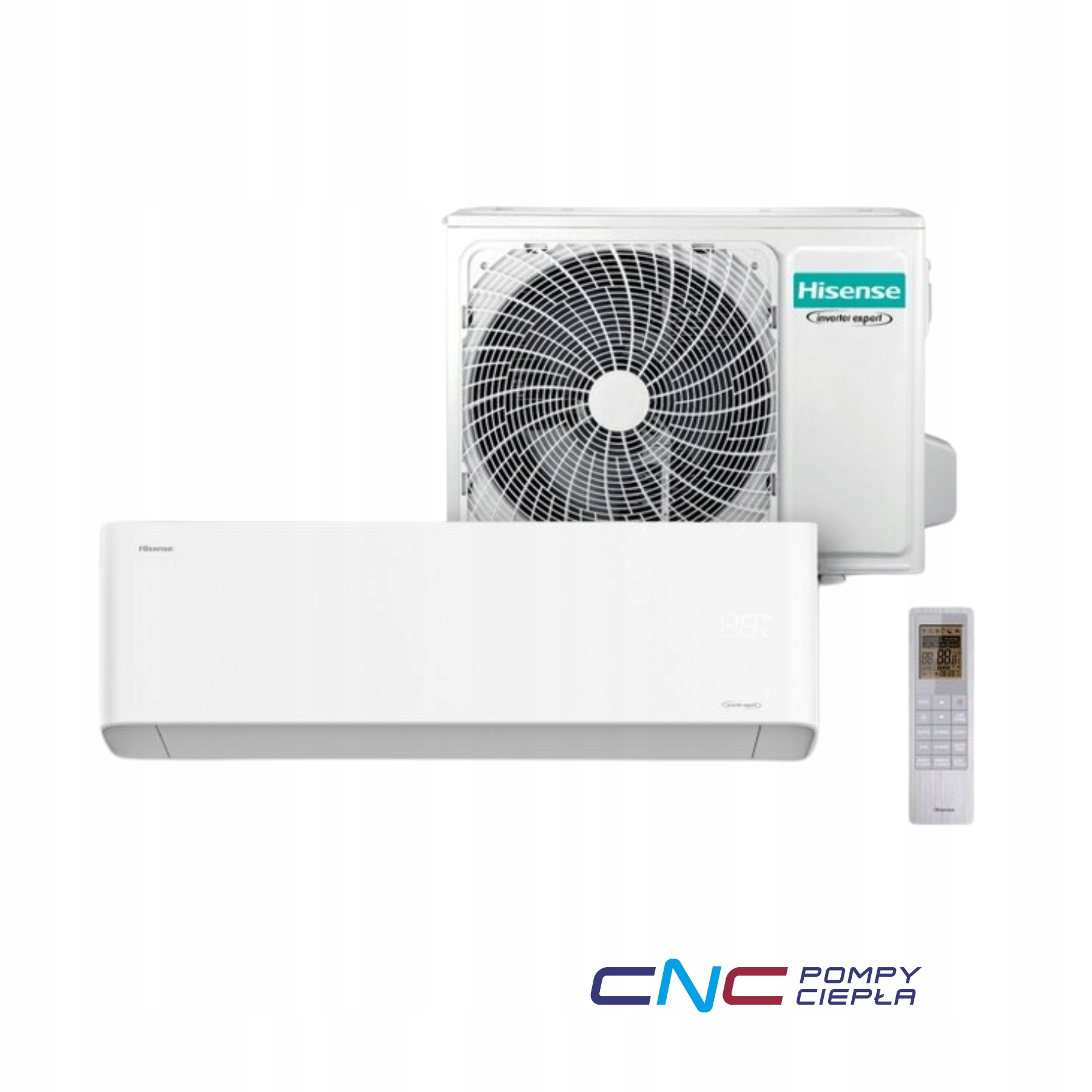 Klimatyzator Hisense 2,6 kW Unipure HB25XU0A Biały, Jonizator HI-NANO