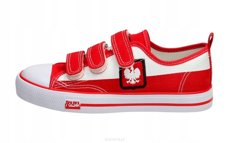 

Biało czerwone trampki Kibica Mundial LH18-25 r39