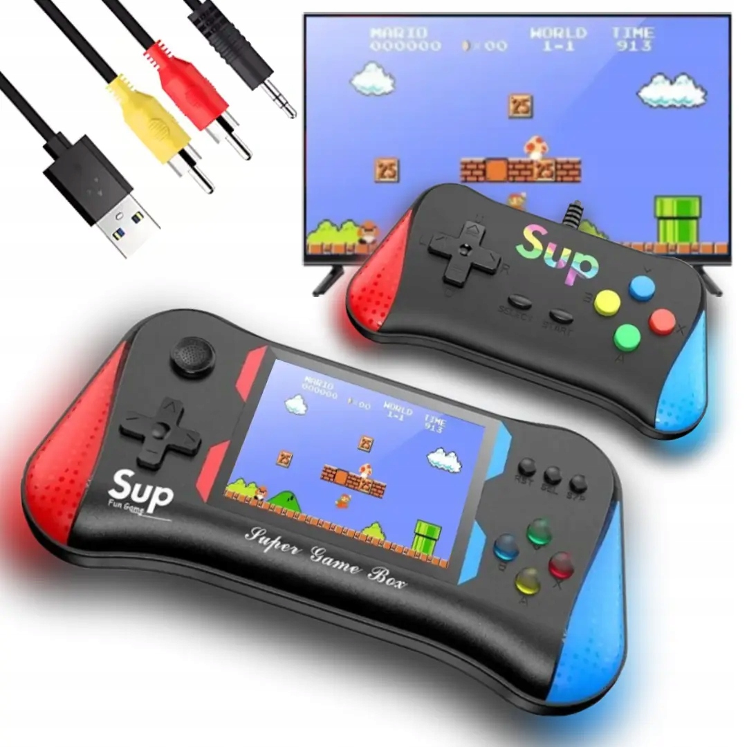 Mini Konsola Retro X7M Pad dla Dwóch Graczy 500 Gier do Tv Przenośna