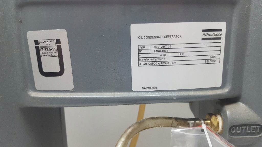 SEPARATOR ATLAS COPCO OSC DIBT 35 Moc silnika 1 KM