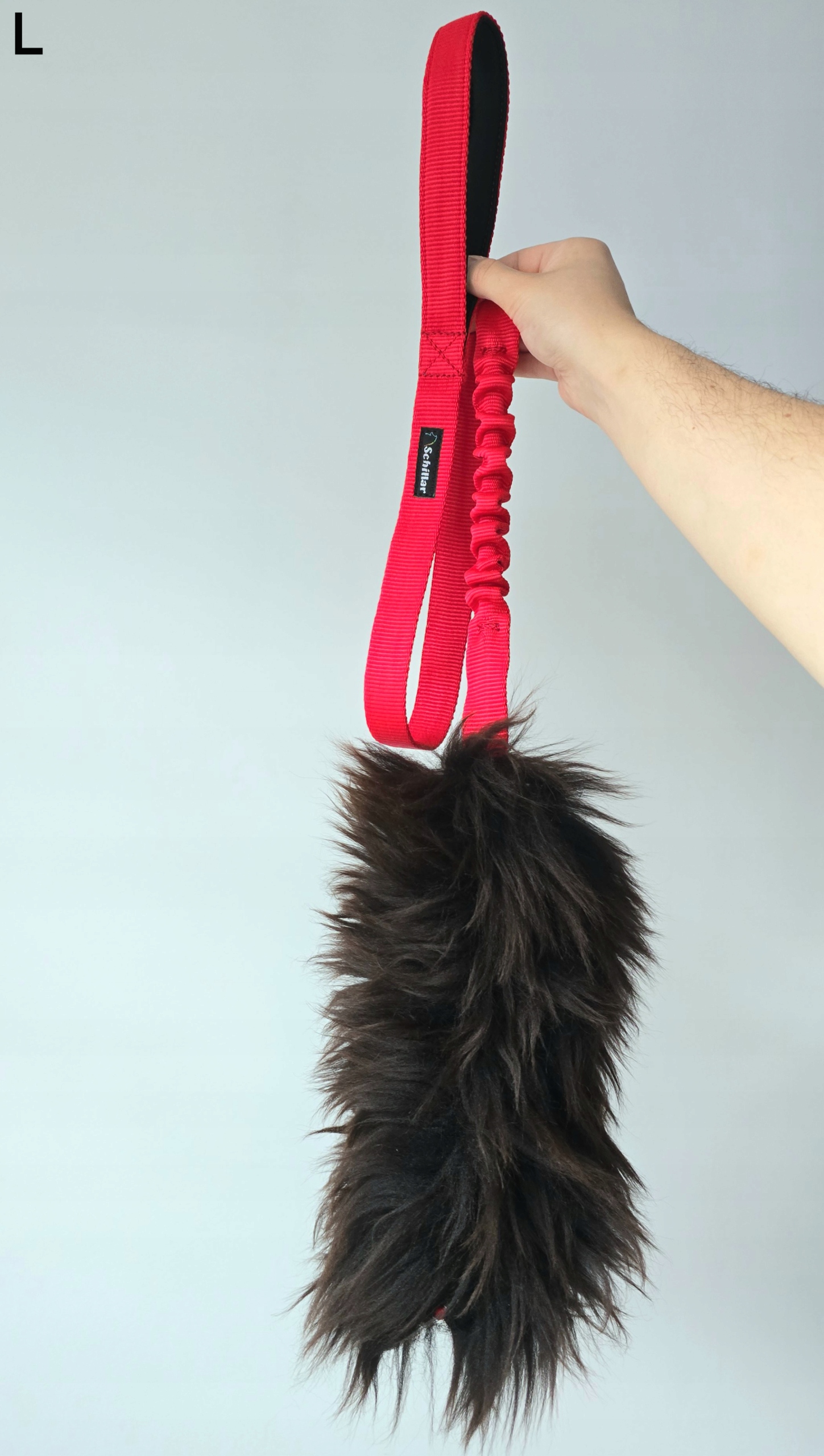 Levně Přetahovadlo hračka z přírodní ovce velikost L pro psa muflon hnědý dlouhý