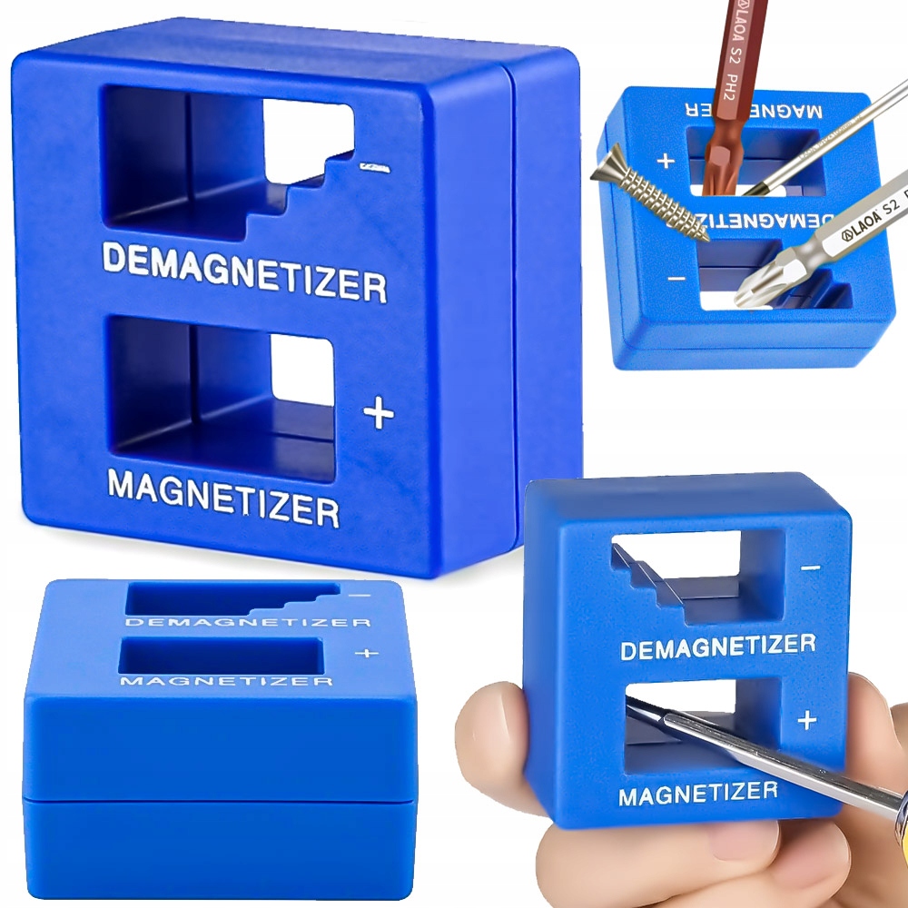 MAGNETYZER DEMAGNETYZER DO WKRĘTAKÓW BITÓW ŚRUB ŚRUBOKRĘTÓW MOCNY MAGNES