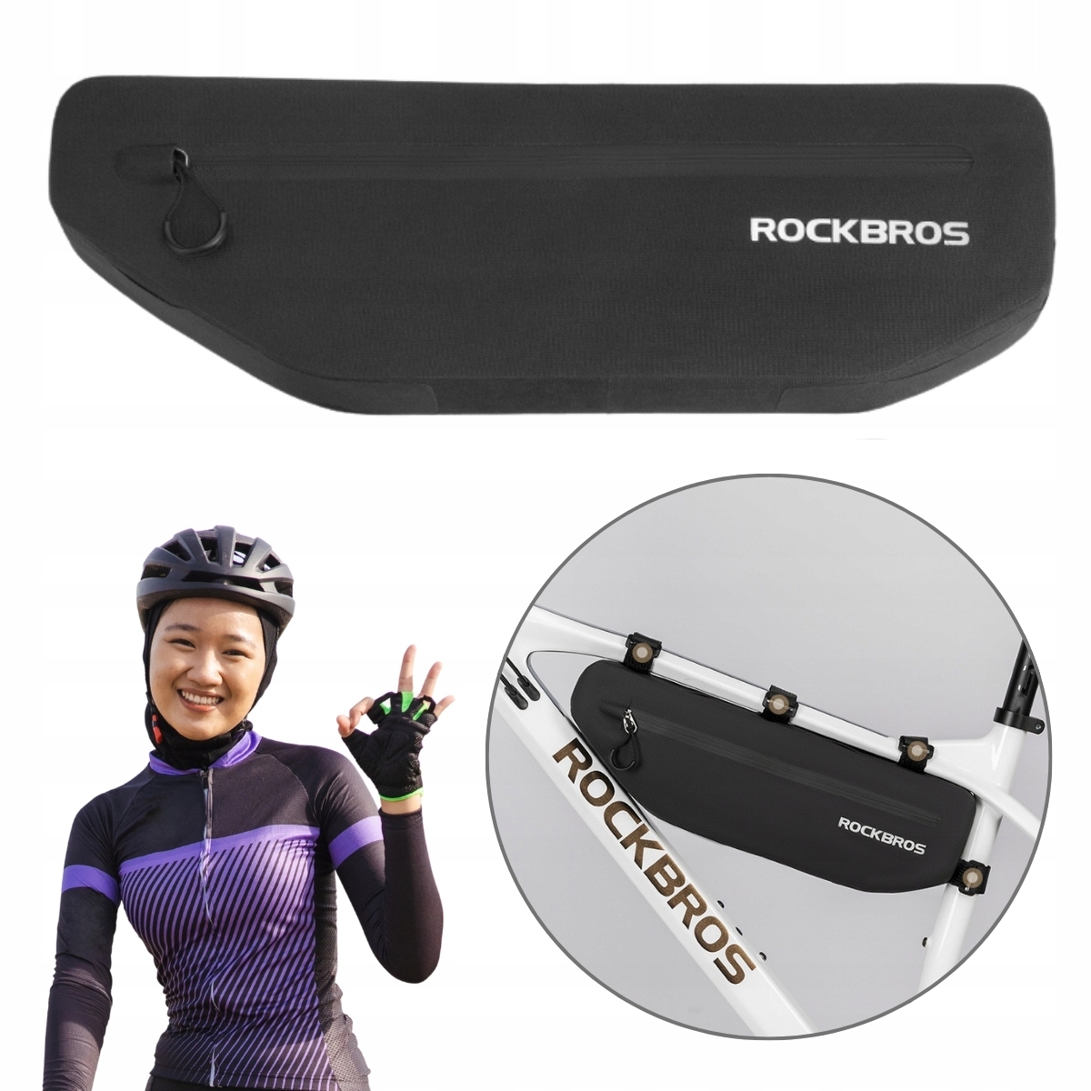 Torba rowerowa do ramy 3 l wodoodporna Rockbros