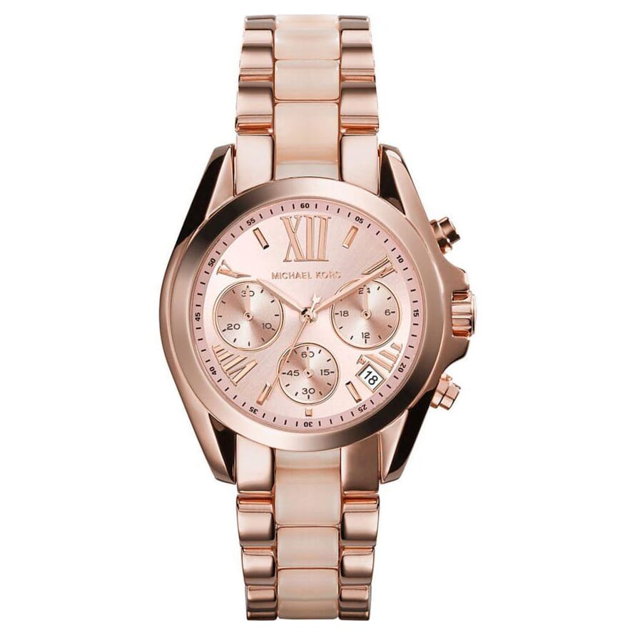 Michael Kors MK6066 s růžově zlatým řemínkem a ciferníkem, velikost 26 mm krabička