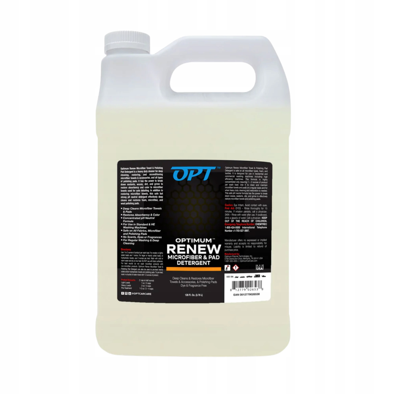 Levně Optimum Renew Microfiber & Pad Detergent 3,78L