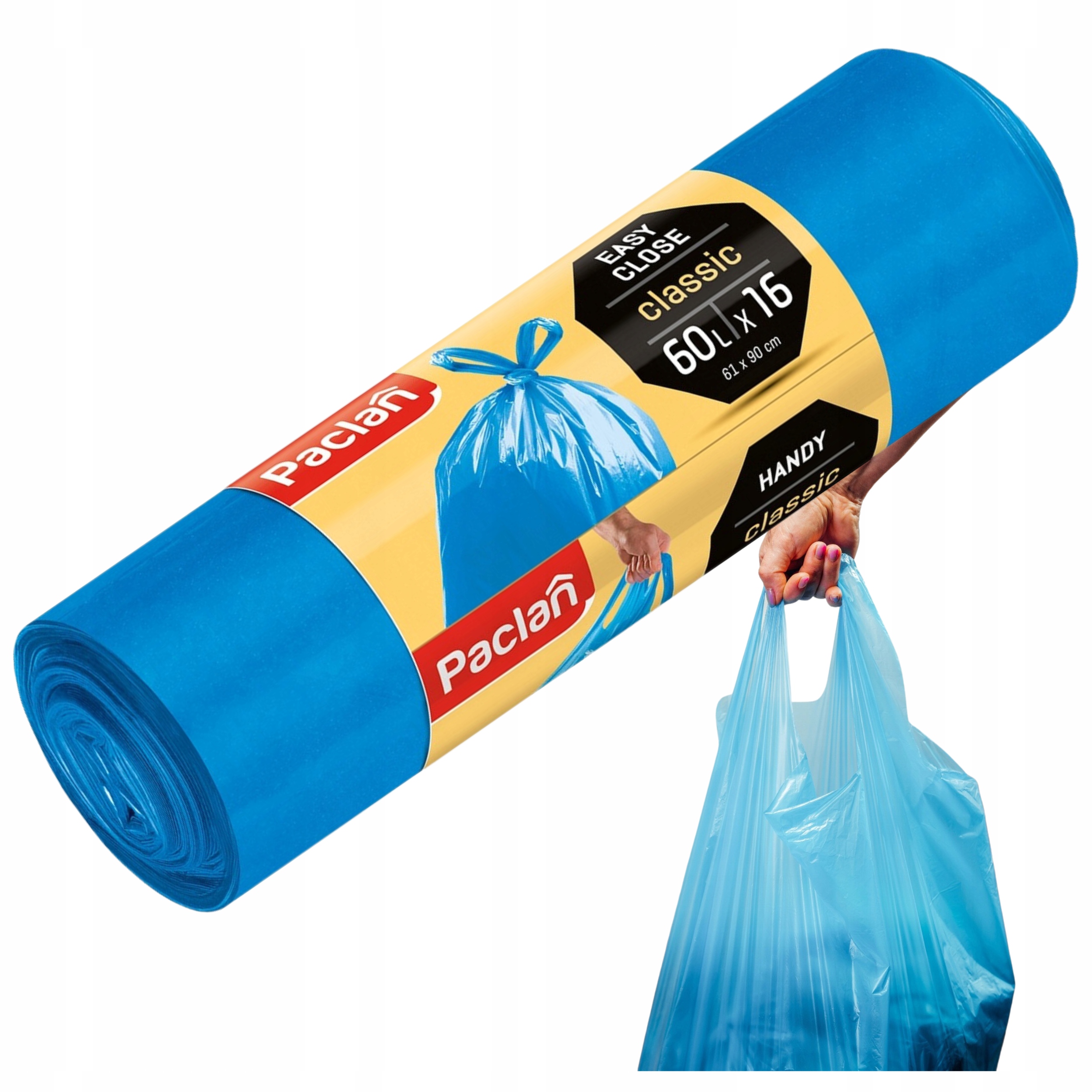 

Worki Na Śmieci 60l Do Segregacji Paclan Z Uszami