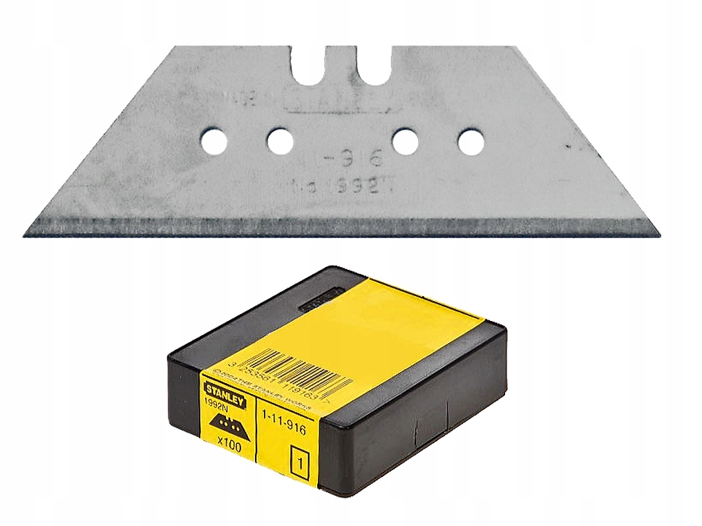 

Stanley Ostrza Trapezowe z otworem 100szt 11-916-1