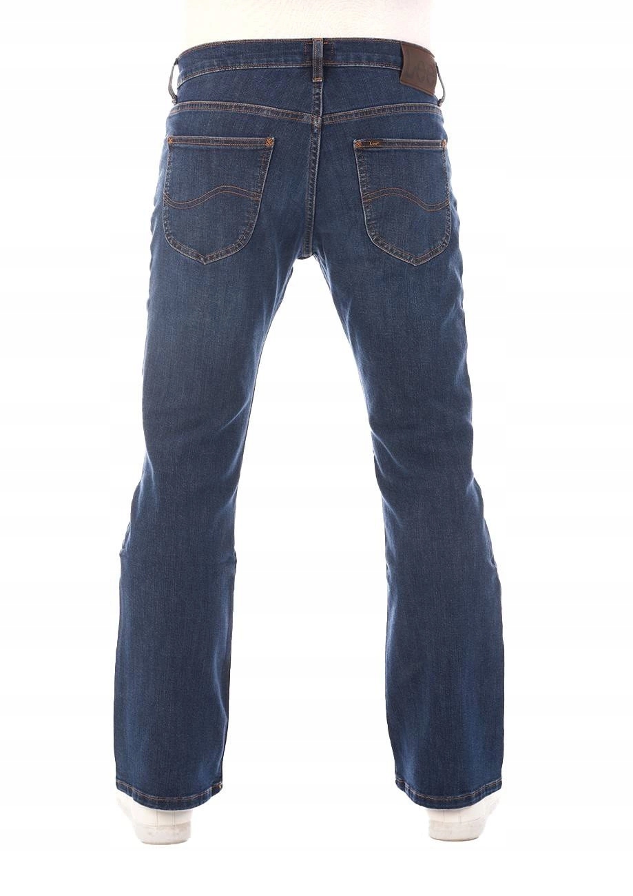 Pánské džínové kalhoty bootcut Lee Denver Dark Westwater L716SJNZ 44/32