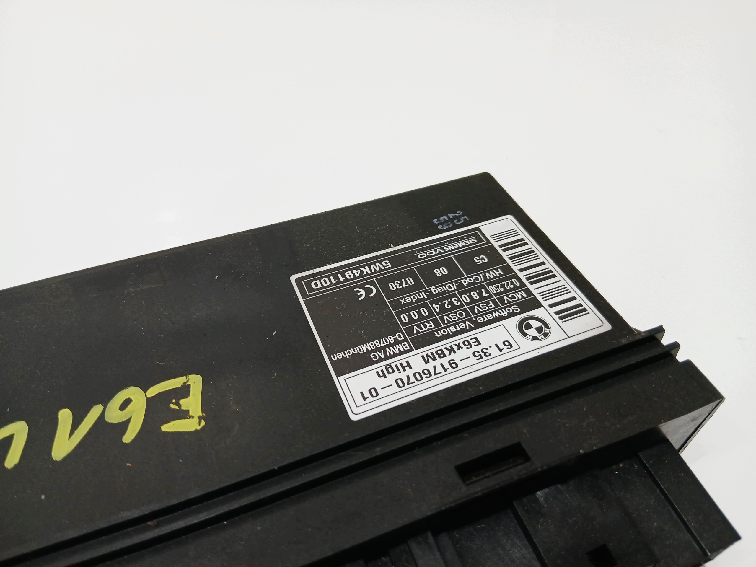 module unité de commande électronique uce KOMFORTU BMW E61 OE 9176070 (0000367)