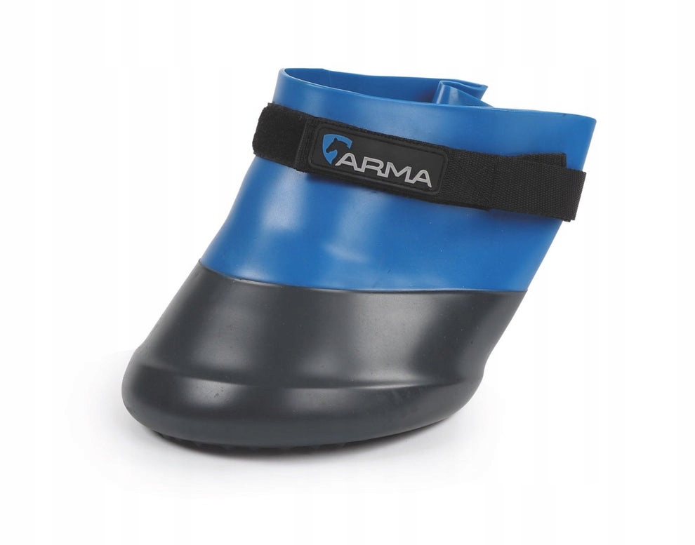Bota pro koně Arma léčebná gumová modrá XL