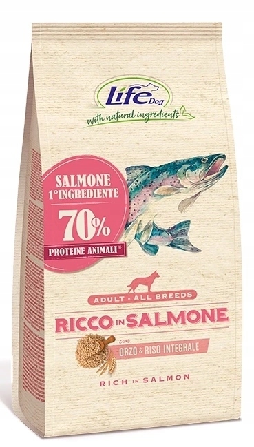 Levně Life Dog Suché Krmivo pro psa Losos 12 kg