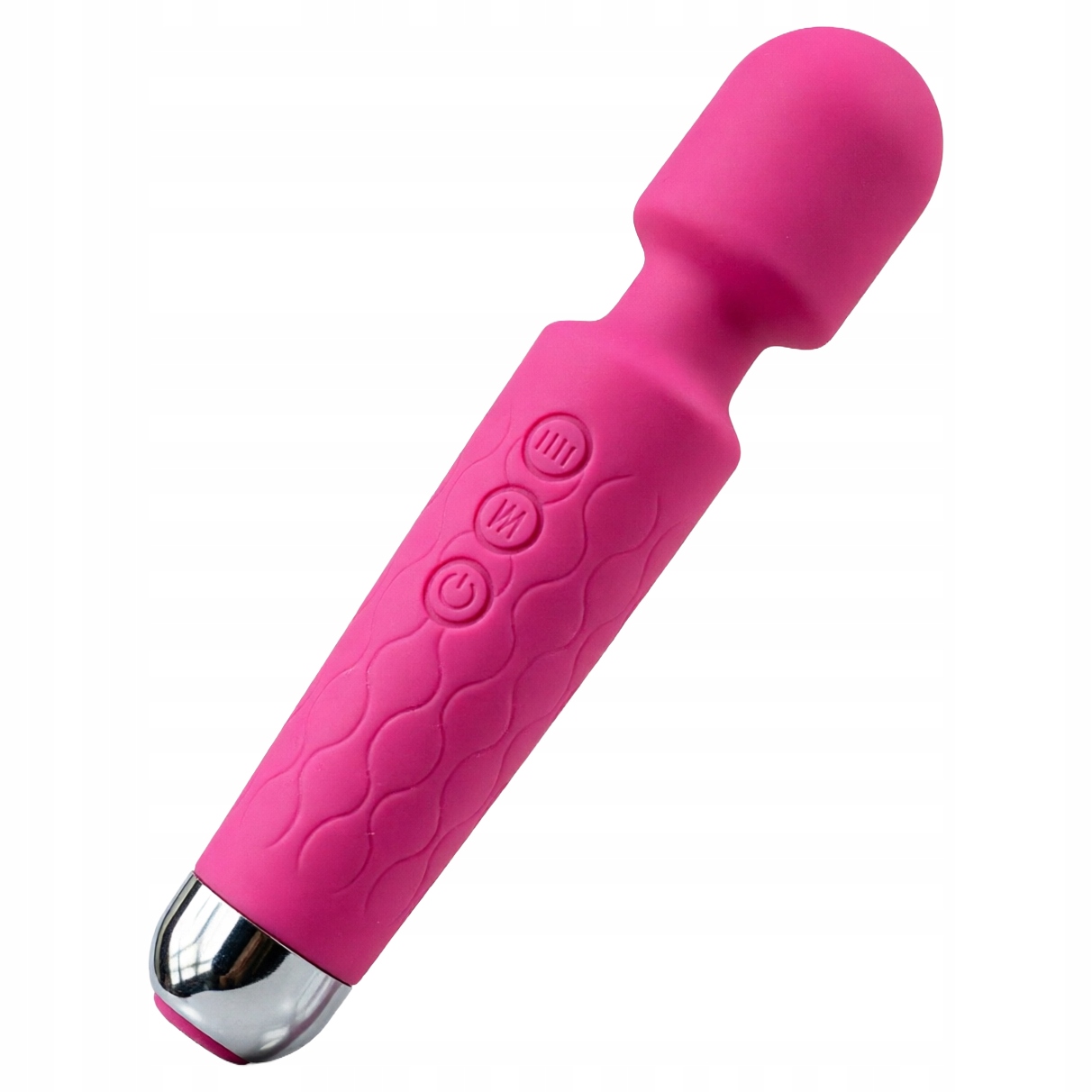 Wibrator Magic Wand Damski Mikrofon Masażer Łechtaczki 20 Trybów USB Mocny – Różowy