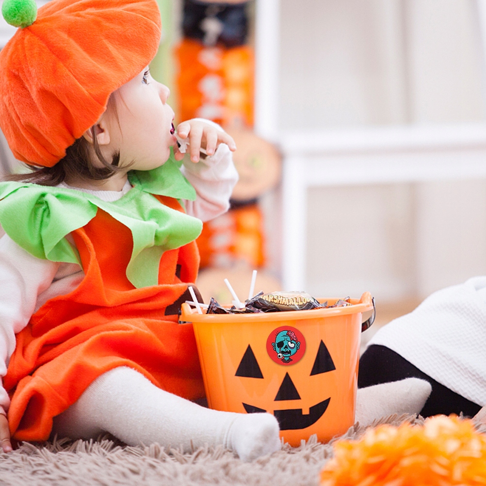 20 ROLEK NAKLEJEK NOWOŚĆ PREZENTY HALLOWEEN OKRĄGŁY ŚW Producent Inny