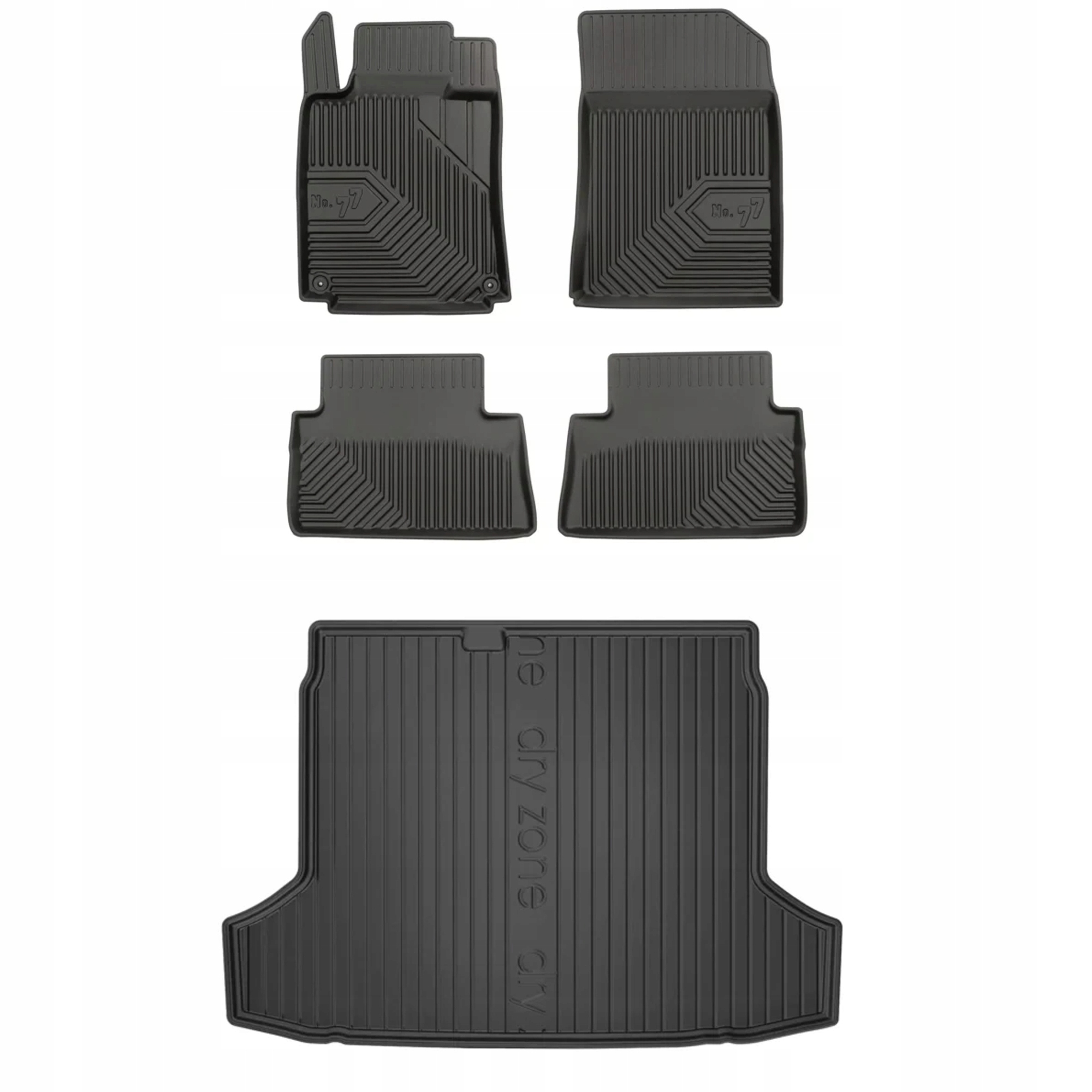 Gumová sada kobercov a rohoží Peugeot 508 I 2010-2018