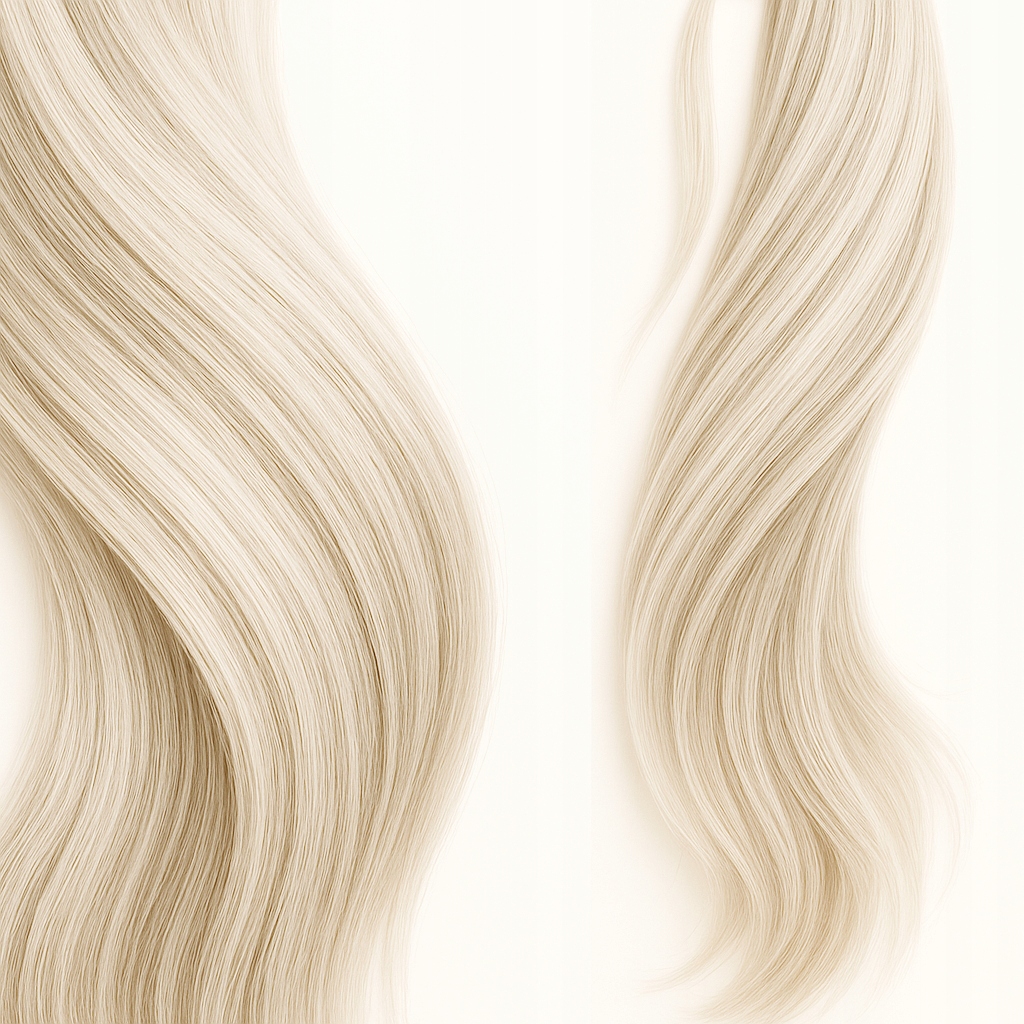 Koník připínací vlasy kitka Platinová Blond balejáž Coconut Blonde pramínky