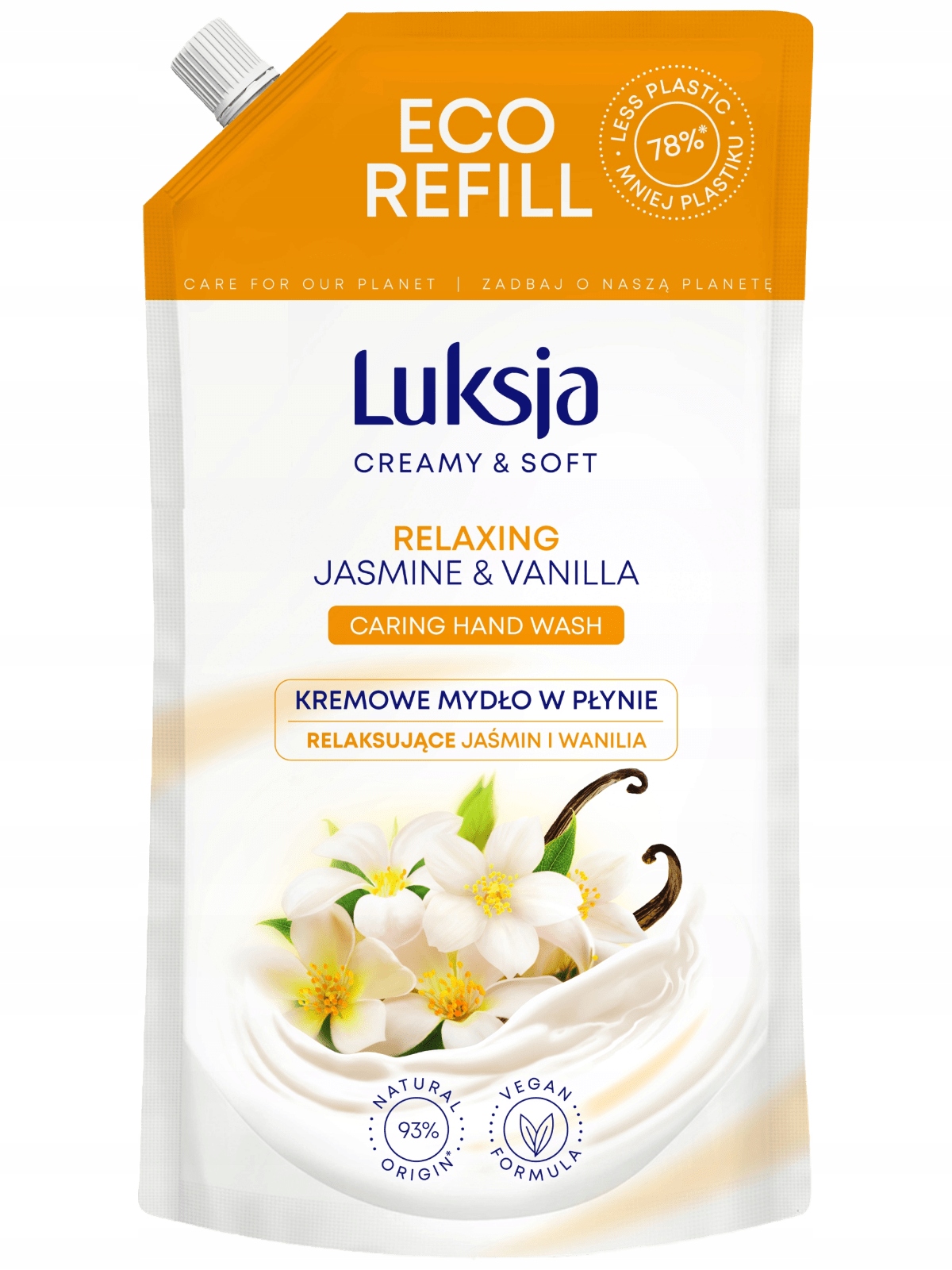 

Luksja zapas mydła w płynie 900ml Jaśmin Wanilia
