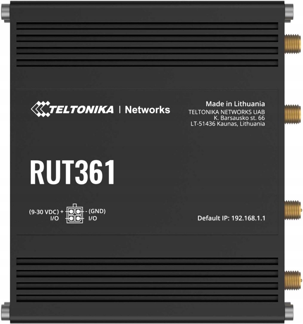 Teltonika RUT361 průmyslový router 4G Lte (RUT361100000) Teltonika