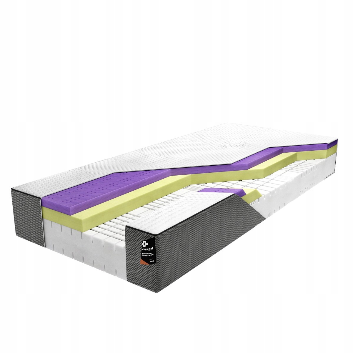 Materac piankowy Curem .Reg 90x200 Zeo Case Dostawa Z Wniesieniem!