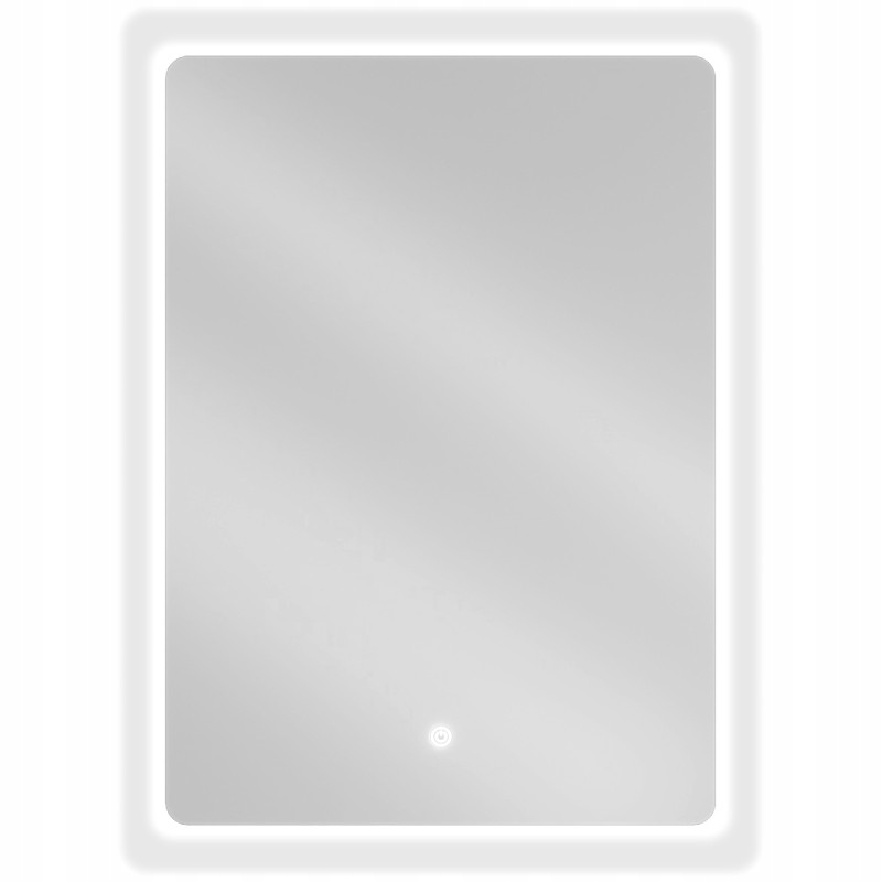 Mexen Sun podsvícené koupelnové zrcadlo 50 x 70 cm, Led 6000K, ventilátor