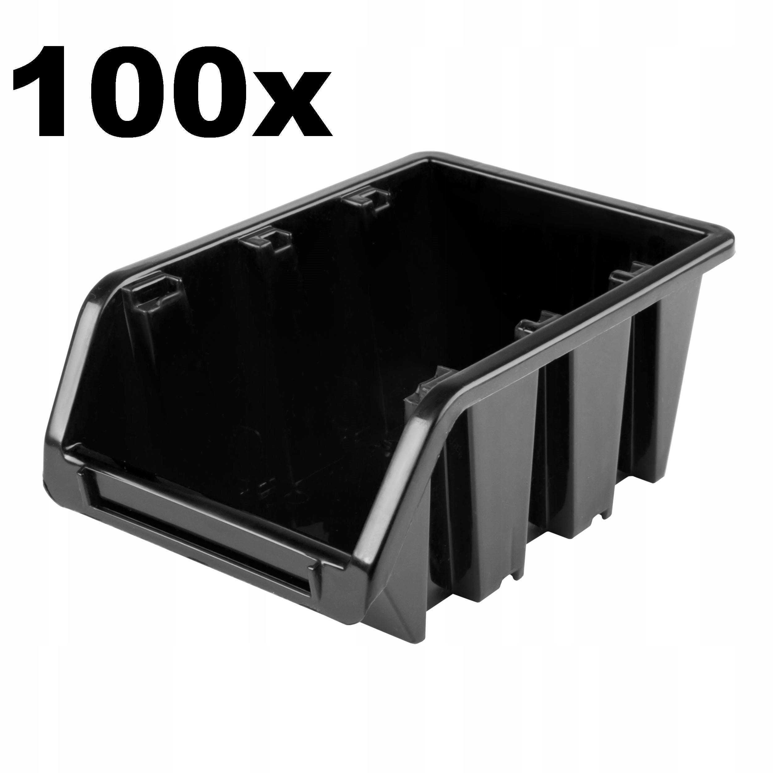 100 x NP6 POJEMNIK MAGAZYNOWY ORGANIZER SKRZYNKA B