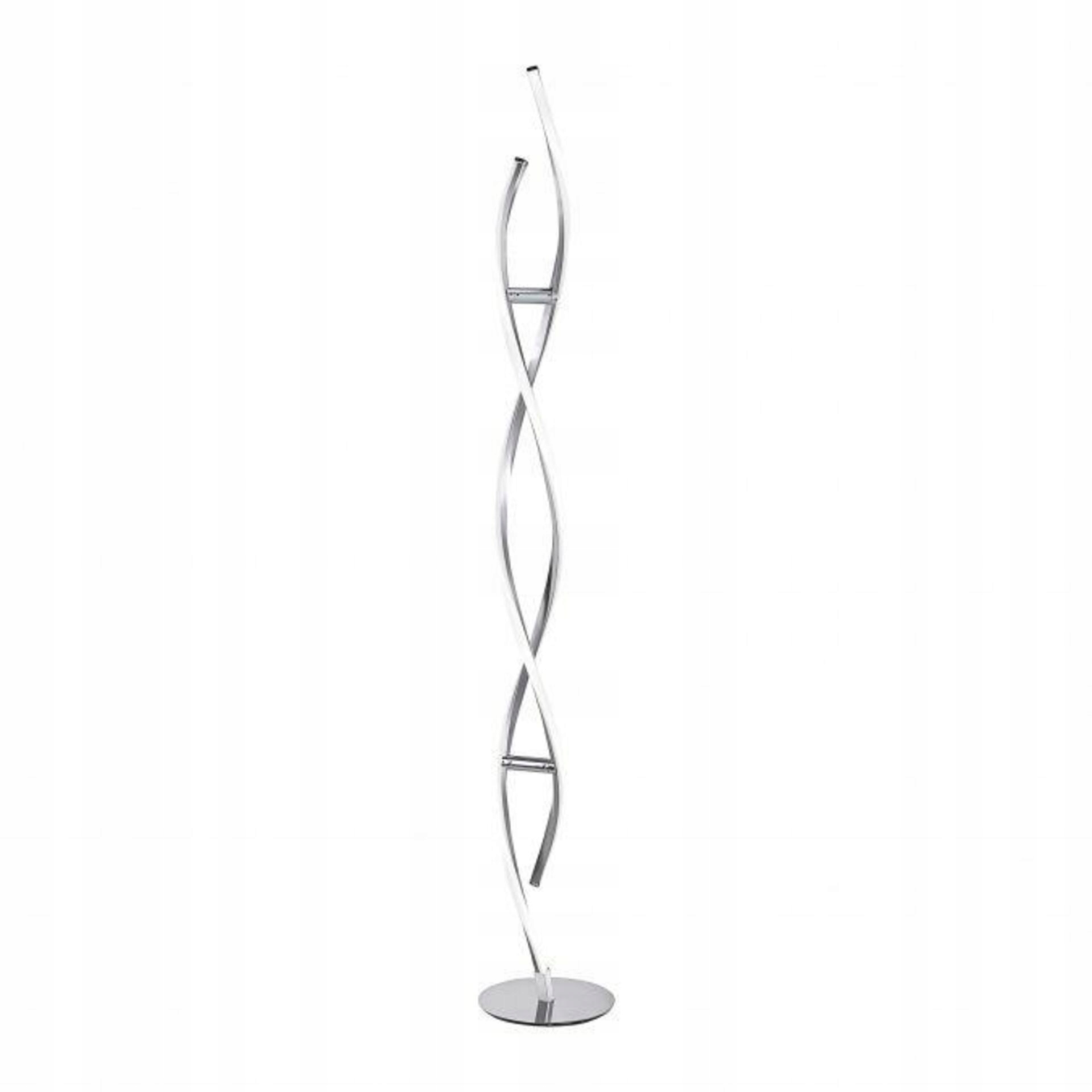 Led stojacia lampa Paul Neuhaus 9140-55, oceľ, zakrivený dizajn, stmievač