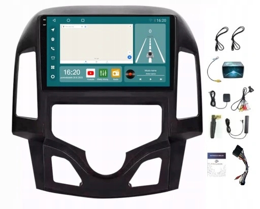 Rádio Navigace Hyundai I30 2006-2012 Carplay Android 8/256GB Sim