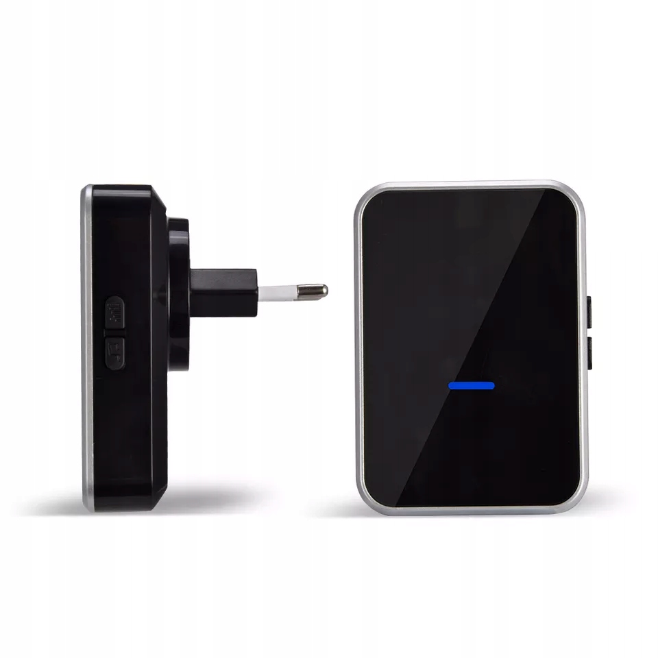 DZWONEK BEZPRZEWODOWY WODOODPORNY 300M IP44 105dB Kod producenta Dzwonek Q193-BS Czarny 1R1T