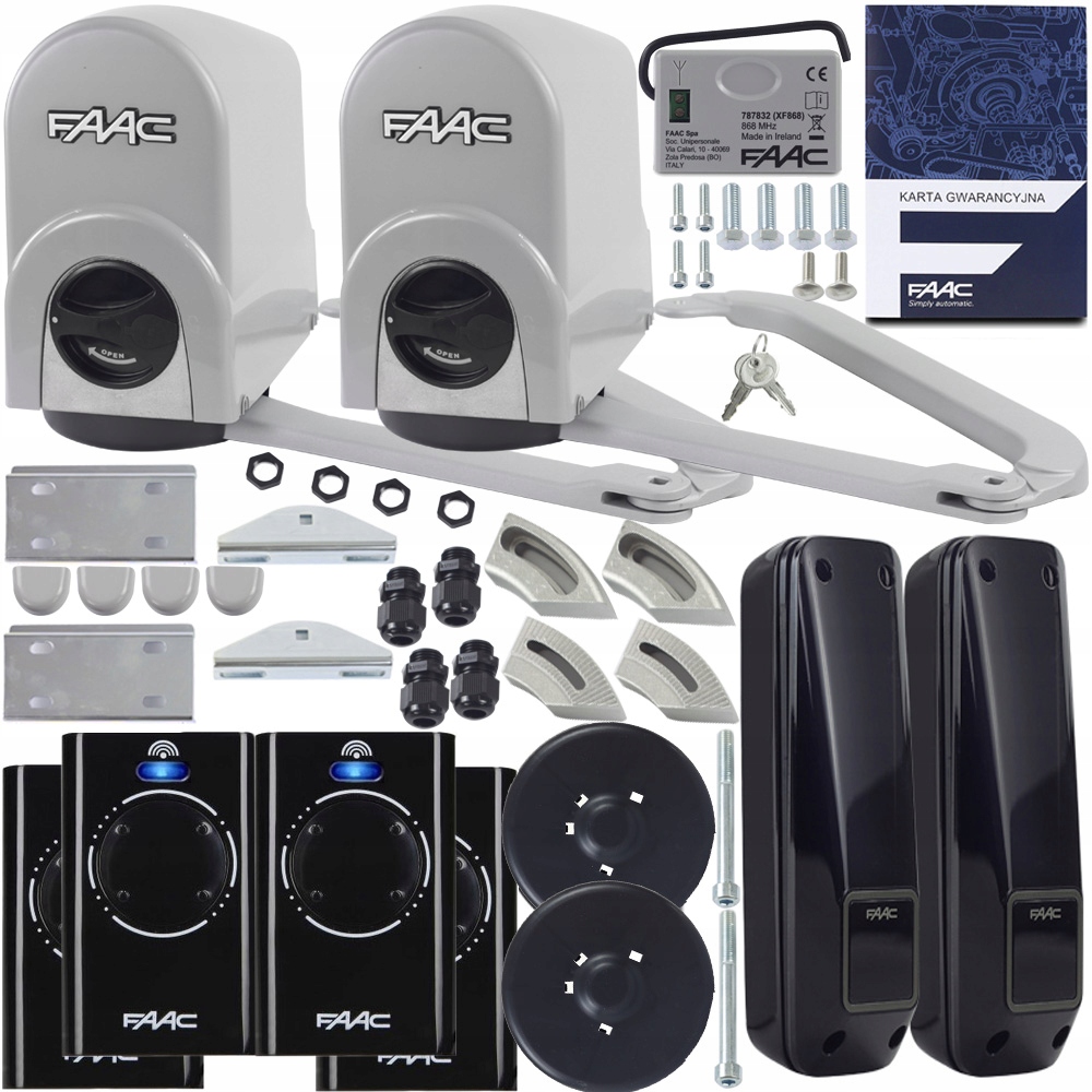 

Zestaw do bram Faac Energy 391 4x Pilot 868 MHz