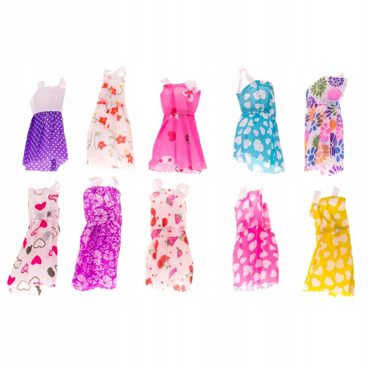 ZESTAW UBRANKA DLA LALEK I DODATKI AKCESORIA 43 EL Marka inna