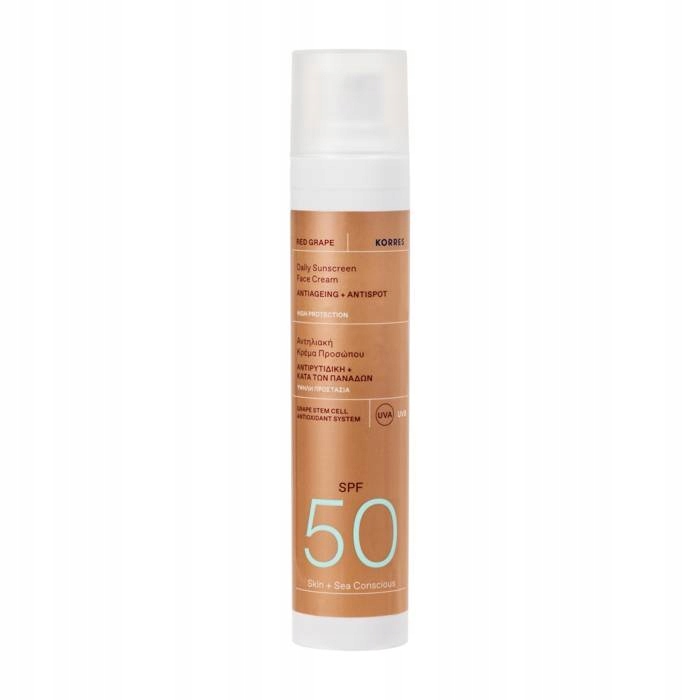 

Korres Red Grape krem ochronny do twarzy SPF50