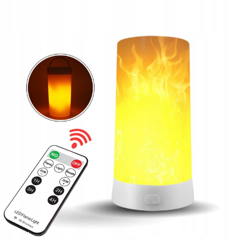 Energeticky Úsporné Led Světlo Plamen Dobíjecí Usb Bezpečné 2 Ks IP44