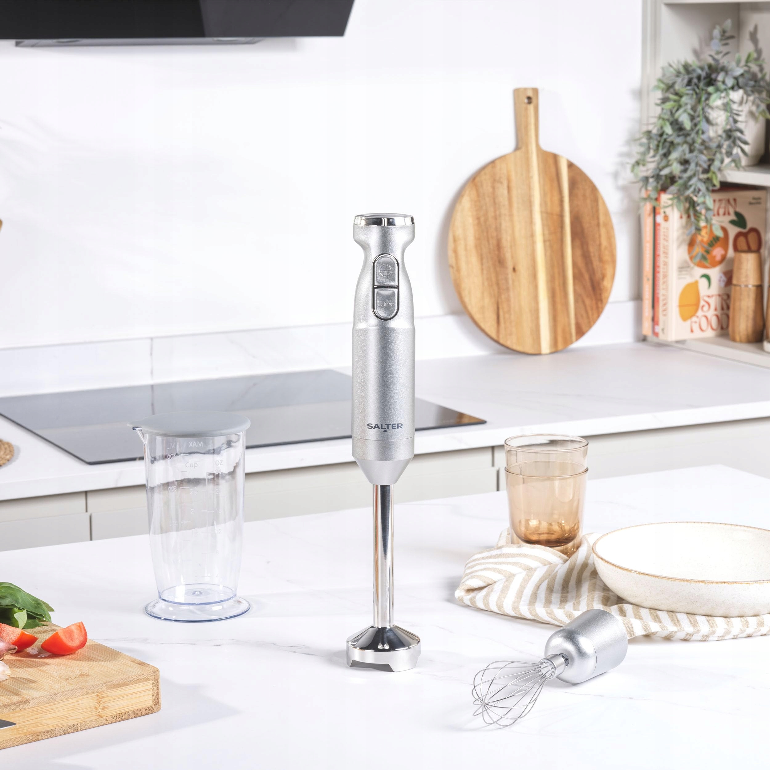 SALTER Aspen Blender I Mikser Ręczny 1000W Do Smoothie Zup Sosów — miniatura 3