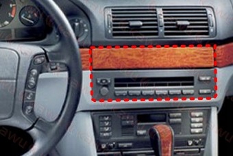 RAMKA RADIOWA ZAŚLEPKA DO BMW 5 E39 X5 E53 7 E38 Kod producenta 40.066