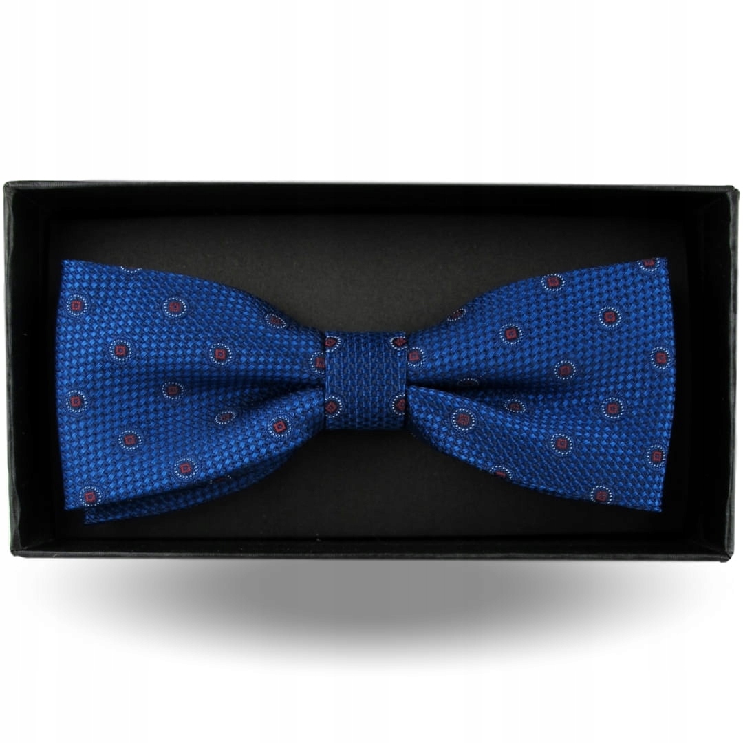 

Mucha Muszka Męska Elegancka w kropki groszki M331