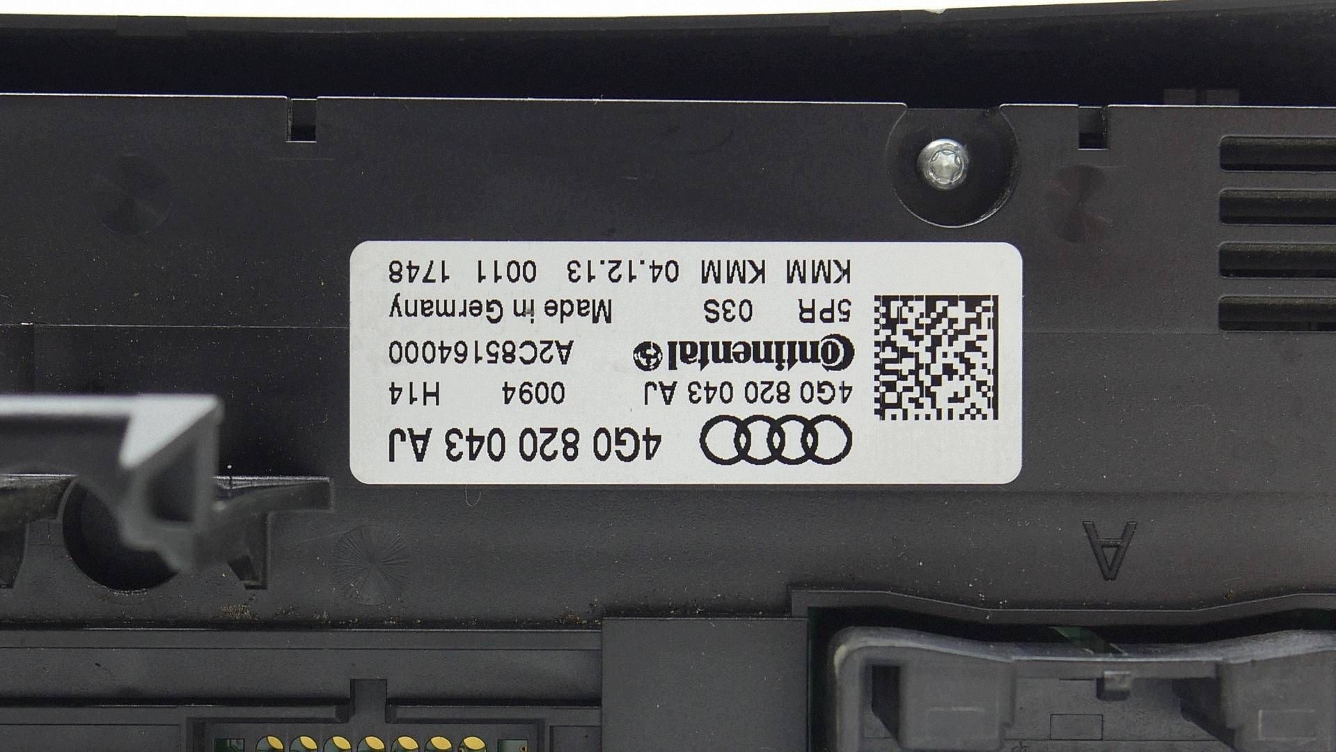 PANEL Schalter des lüfters klimaanlage AUDI A6 C7 A7 4G 4G0820043AJ